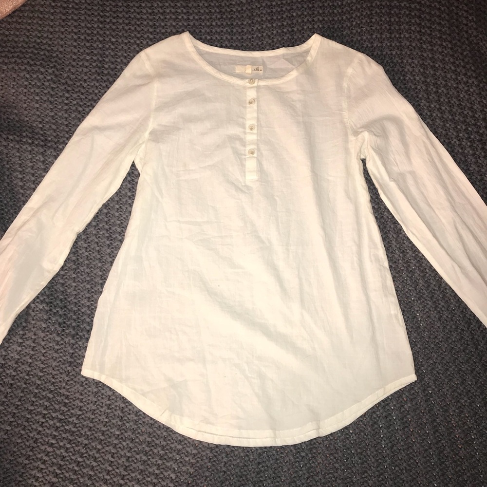 White linen shirt